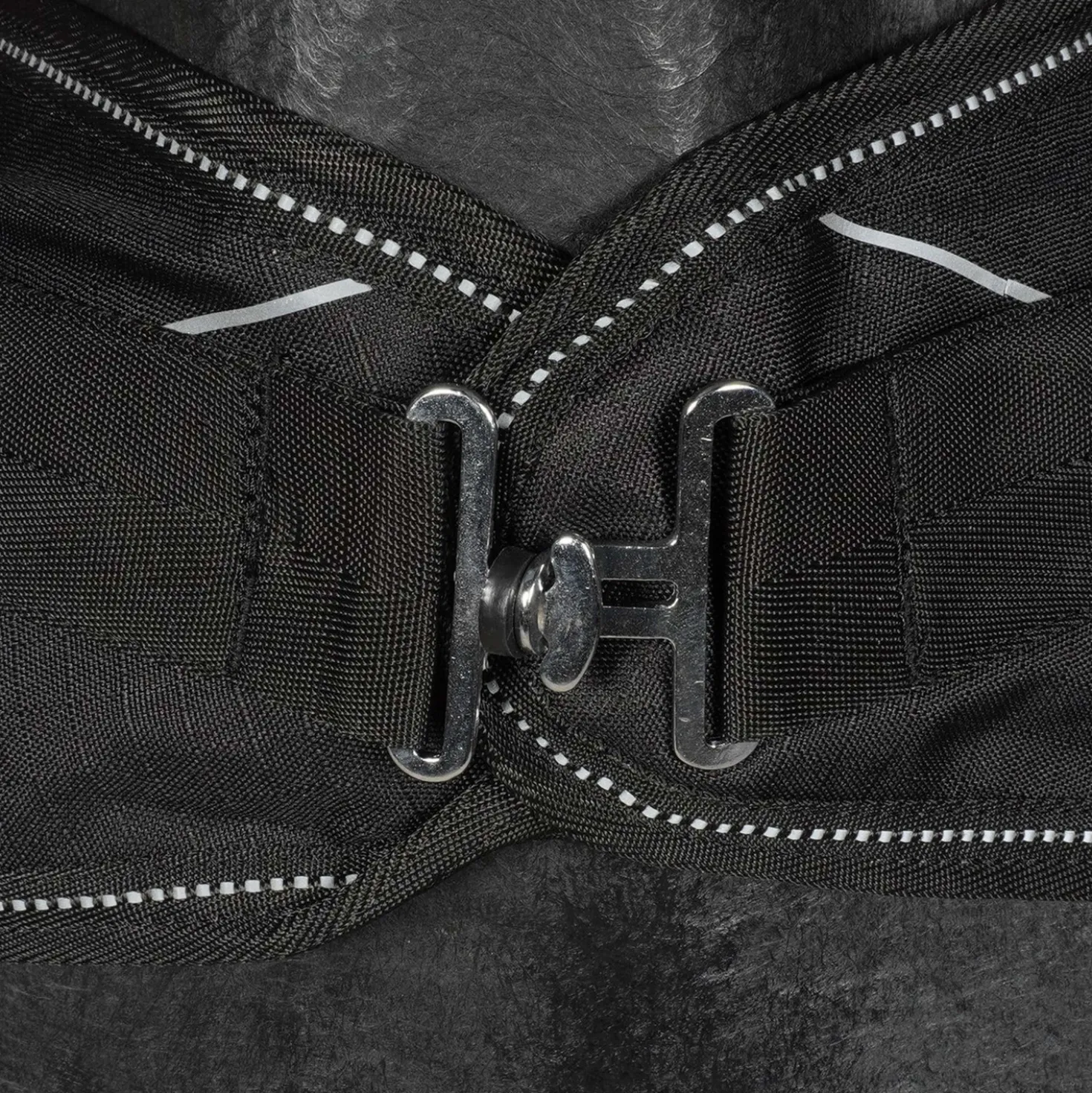 Waldhausen Stapmolendeken Reflex Zwart/Silver Grey