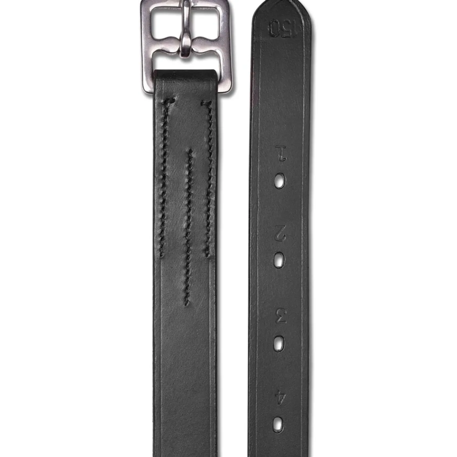 Waldhausen Stijgbeugelriemen X-Line 22mm Leder Zwart