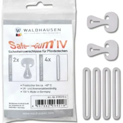 Waldhausen Veiligheidssluiting Safe-Gum Zilvergrijs