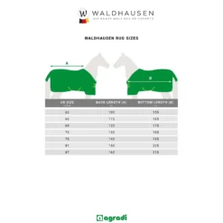 Waldhausen Vliegendeken Protect Waterdicht Zilvergrijs/Grijs/Grijs