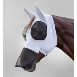 Waldhausen Vliegenmasker Puck met Neus Zilvergrijs