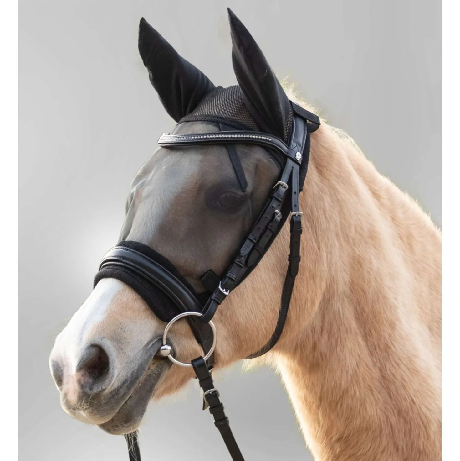 Waldhausen Vliegenmasker Ride Zwart