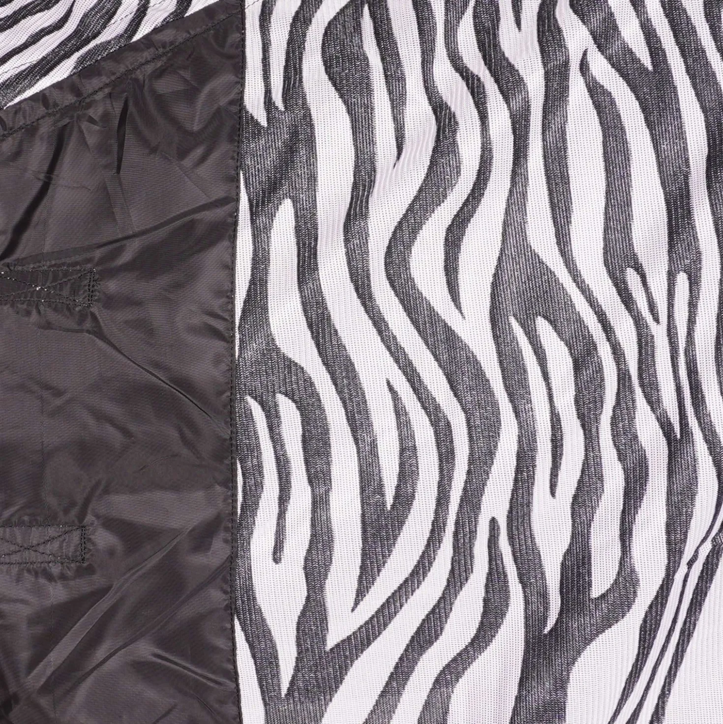 Waldhausen Vliegenuitrijdeken Zebra met Franjes Zebra