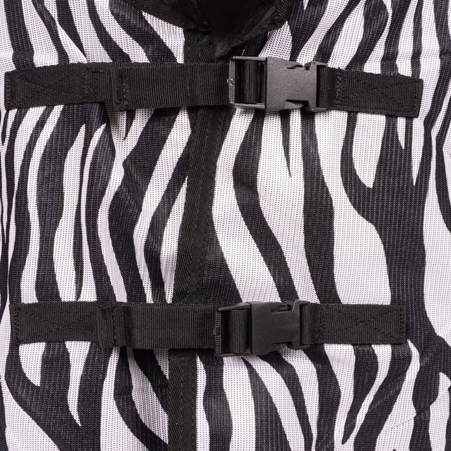 Waldhausen Vliegenuitrijdeken Zebra met Franjes Zebra