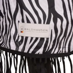 Waldhausen Vliegenuitrijdeken Zebra met Franjes Zebra