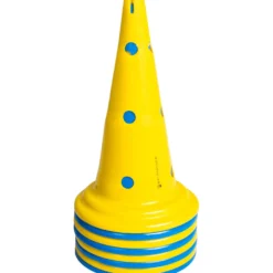 Waldhausen XL Pionnen Set van 8 Blauw/Geel