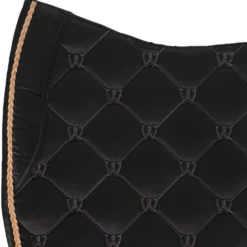 Waldhausen Zadeldekje Valencia Dressuur Zwart/Rosegold