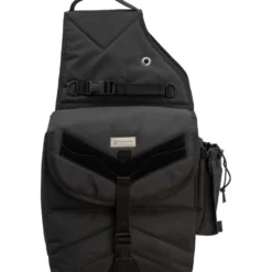 Waldhausen Zadeltas Premium Dubbel Zwart
