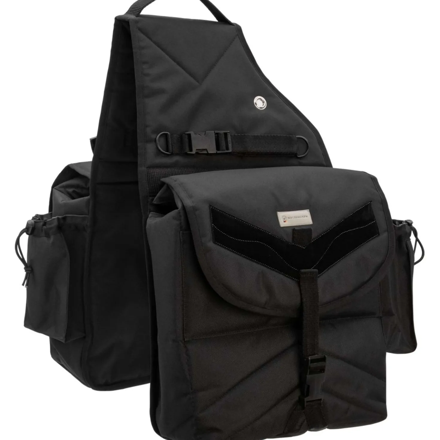 Waldhausen Zadeltas Premium Dubbel Zwart