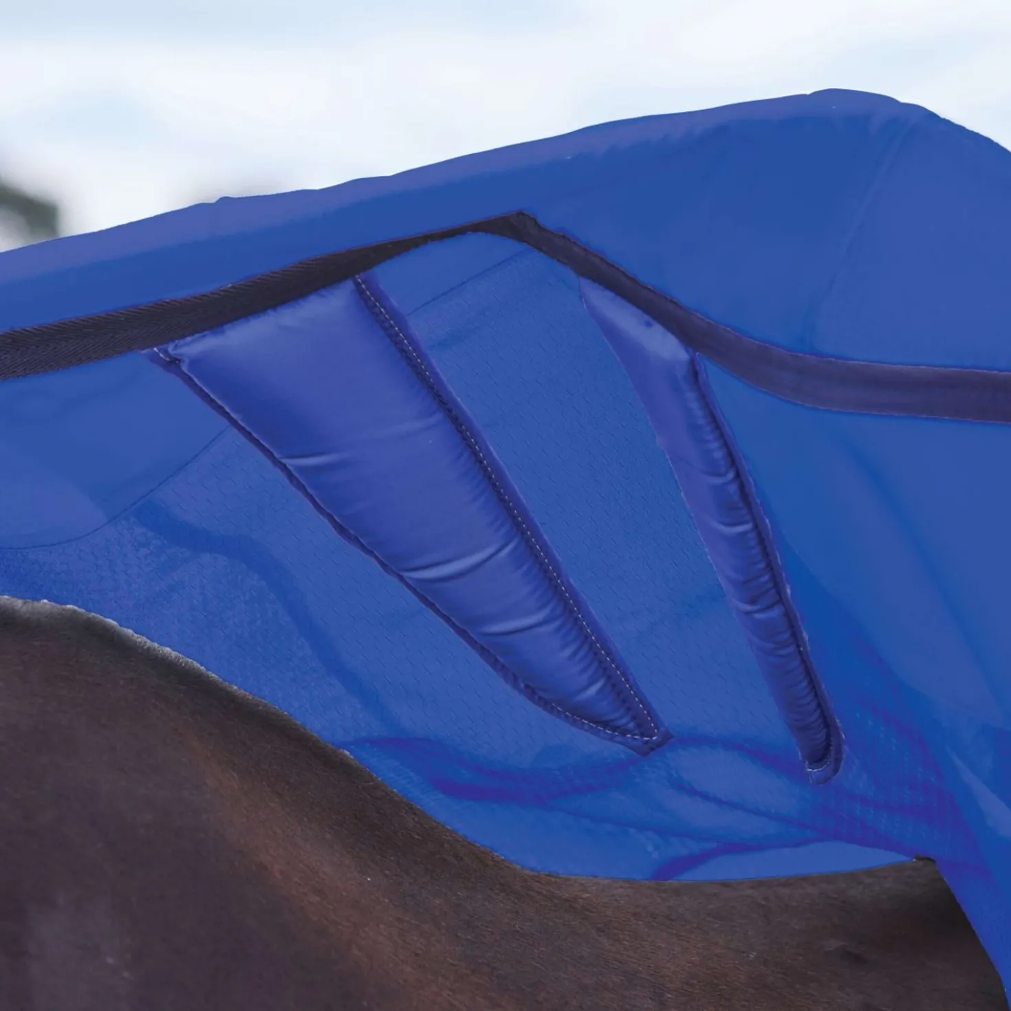 WeatherBeeta ComFiTec Duo Shield Detach-A-Neck Blauw/Zilver/Navy