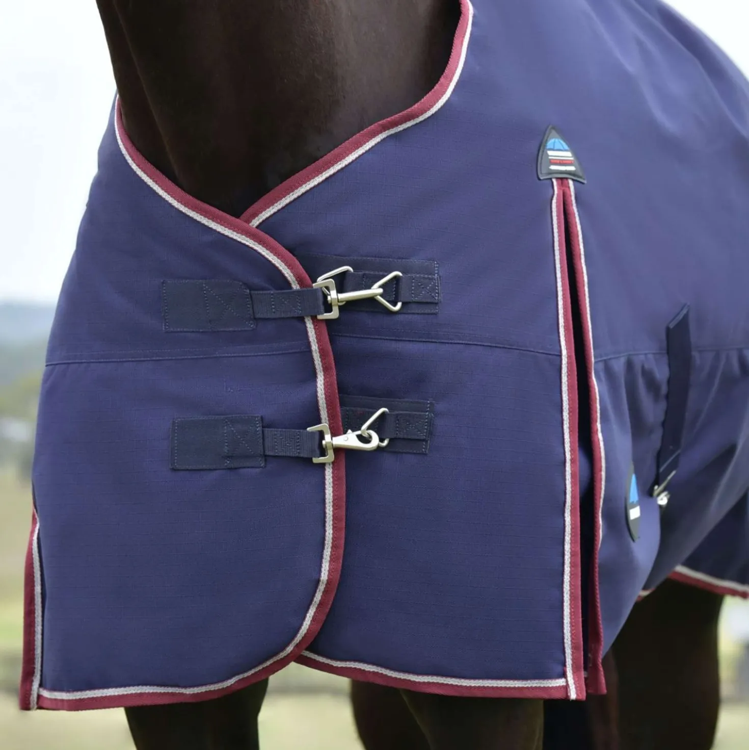 WeatherBeeta ComFiTec Essential Turnout 360g Navy/Burgundy
