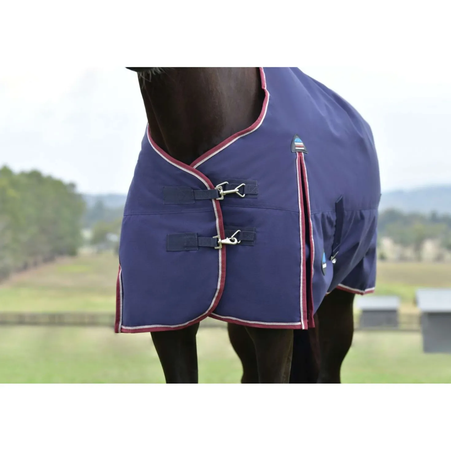 WeatherBeeta ComFiTec Essential Turnout 220g Navy/Burgundy