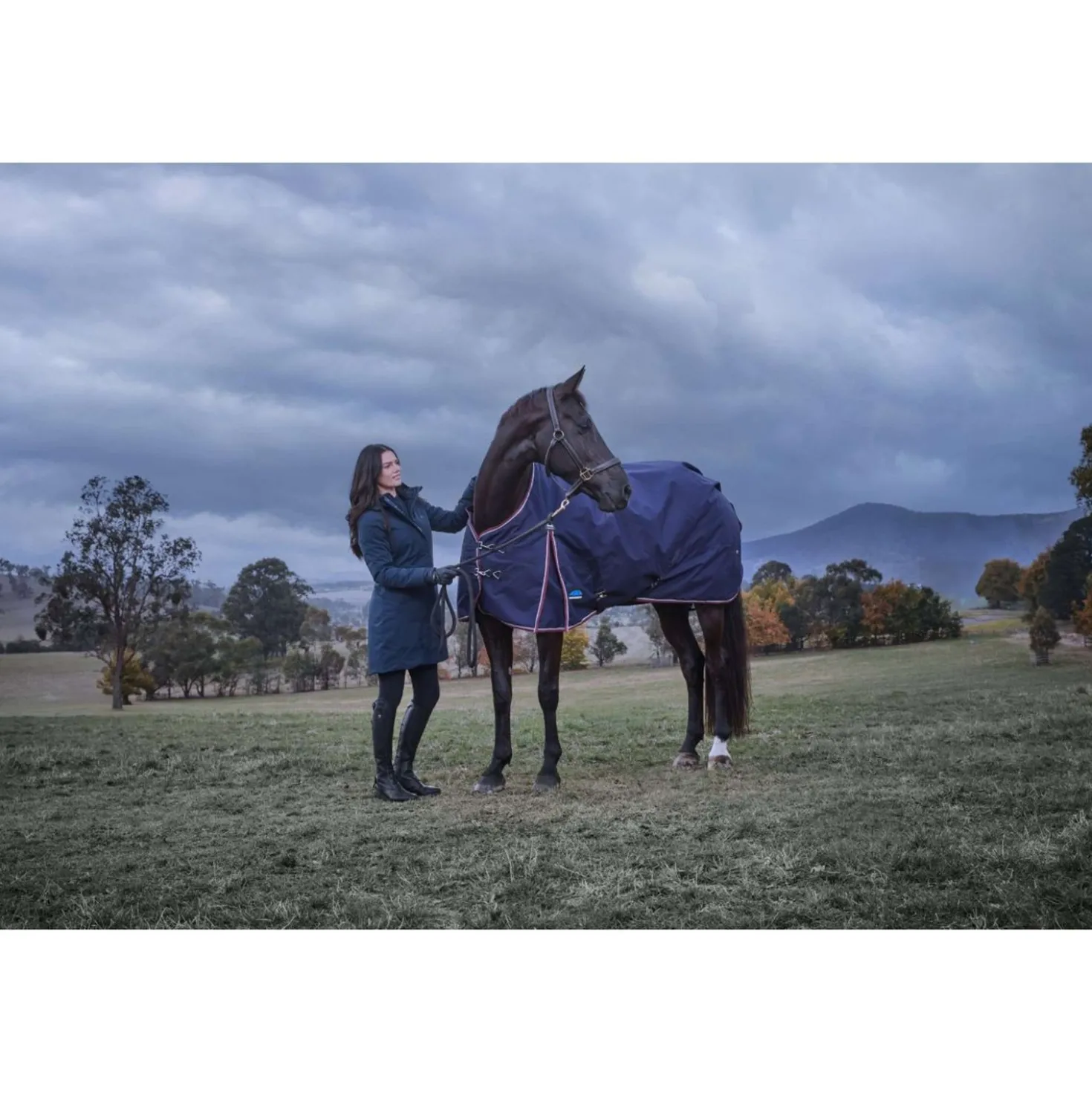 WeatherBeeta ComFiTec Essential Turnout 220g Navy/Burgundy