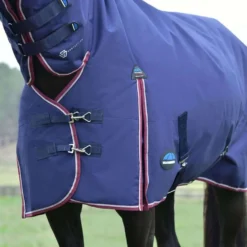 WeatherBeeta ComFiTec Essential Turnout Combo 220g Navy/Burgundy