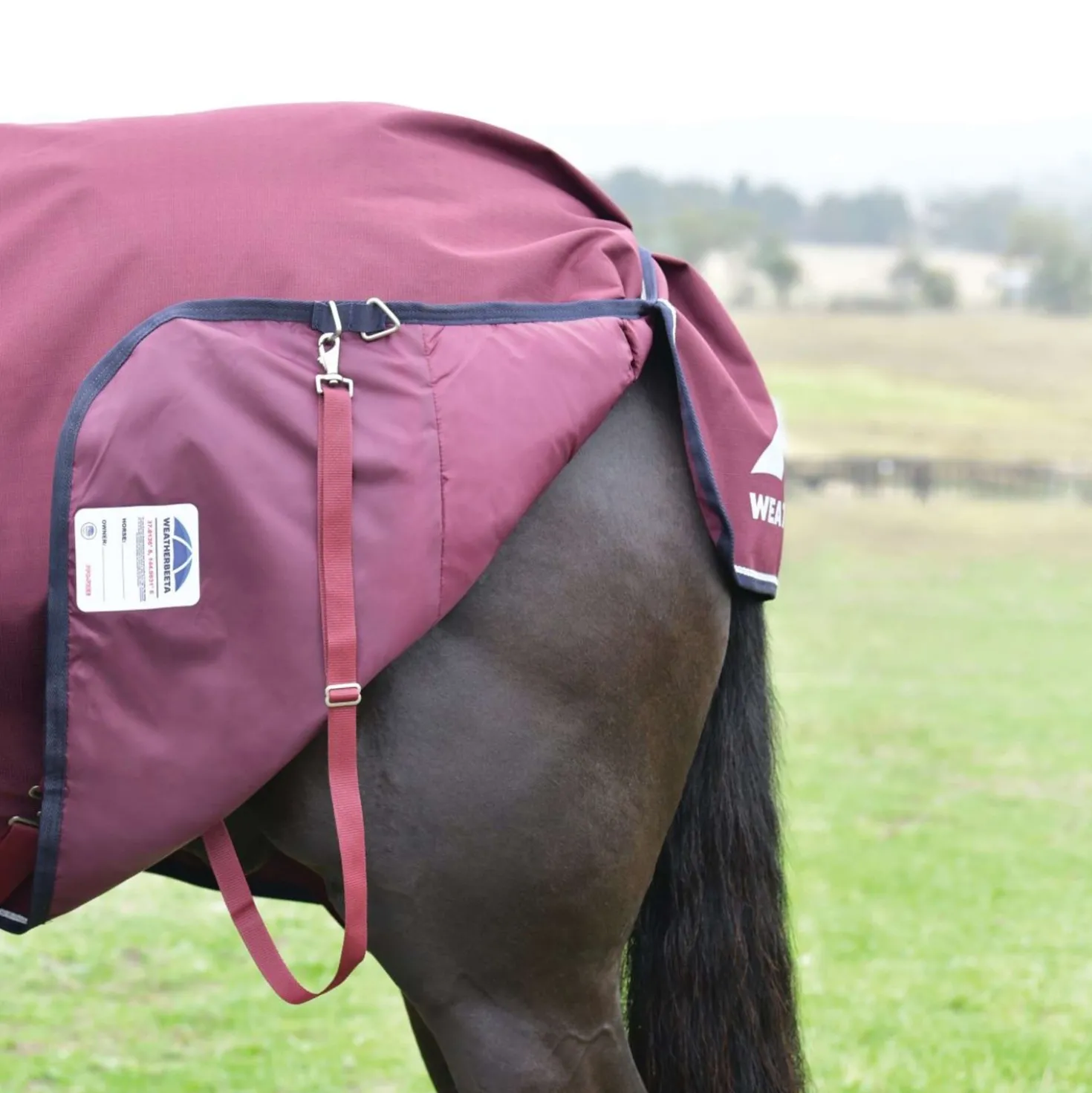WeatherBeeta ComFiTec Essential Turnout 220g Burgundy/Navy