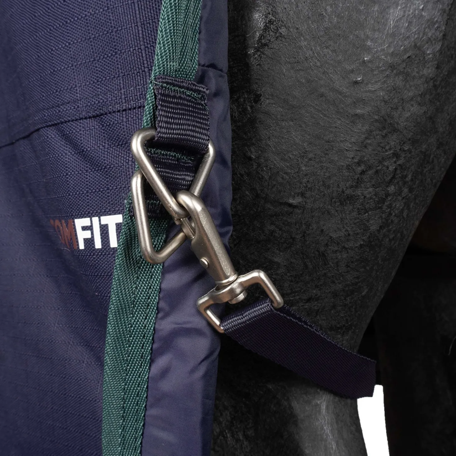 WeatherBeeta ComFiTec Plus Dynamic Turnout Detach-A-Neck 0g Navy/Forest Green