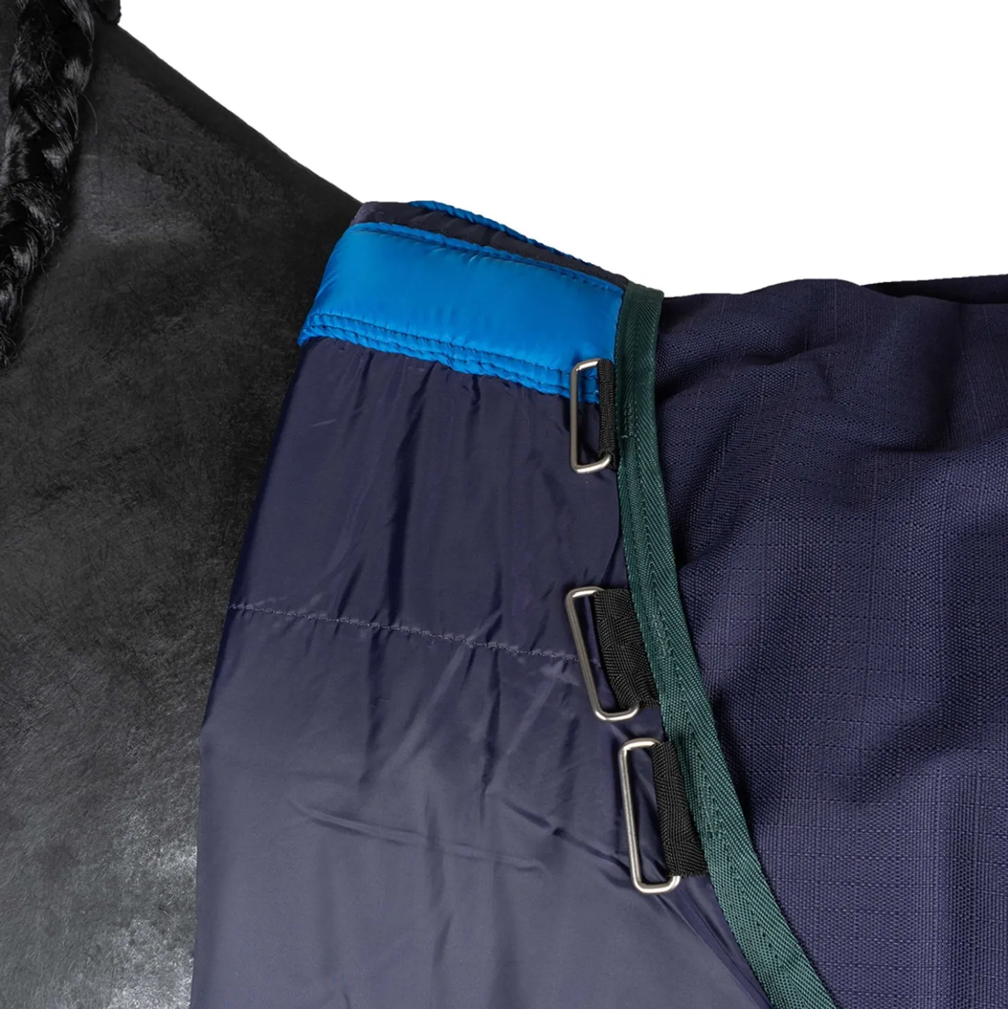 WeatherBeeta ComFiTec Plus Dynamic Turnout Detach-A-Neck 0g Navy/Forest Green