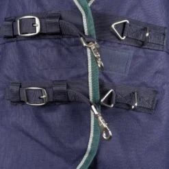 WeatherBeeta ComFiTec Plus Dynamic Turnout High Neck 100g Navy/Forest Green