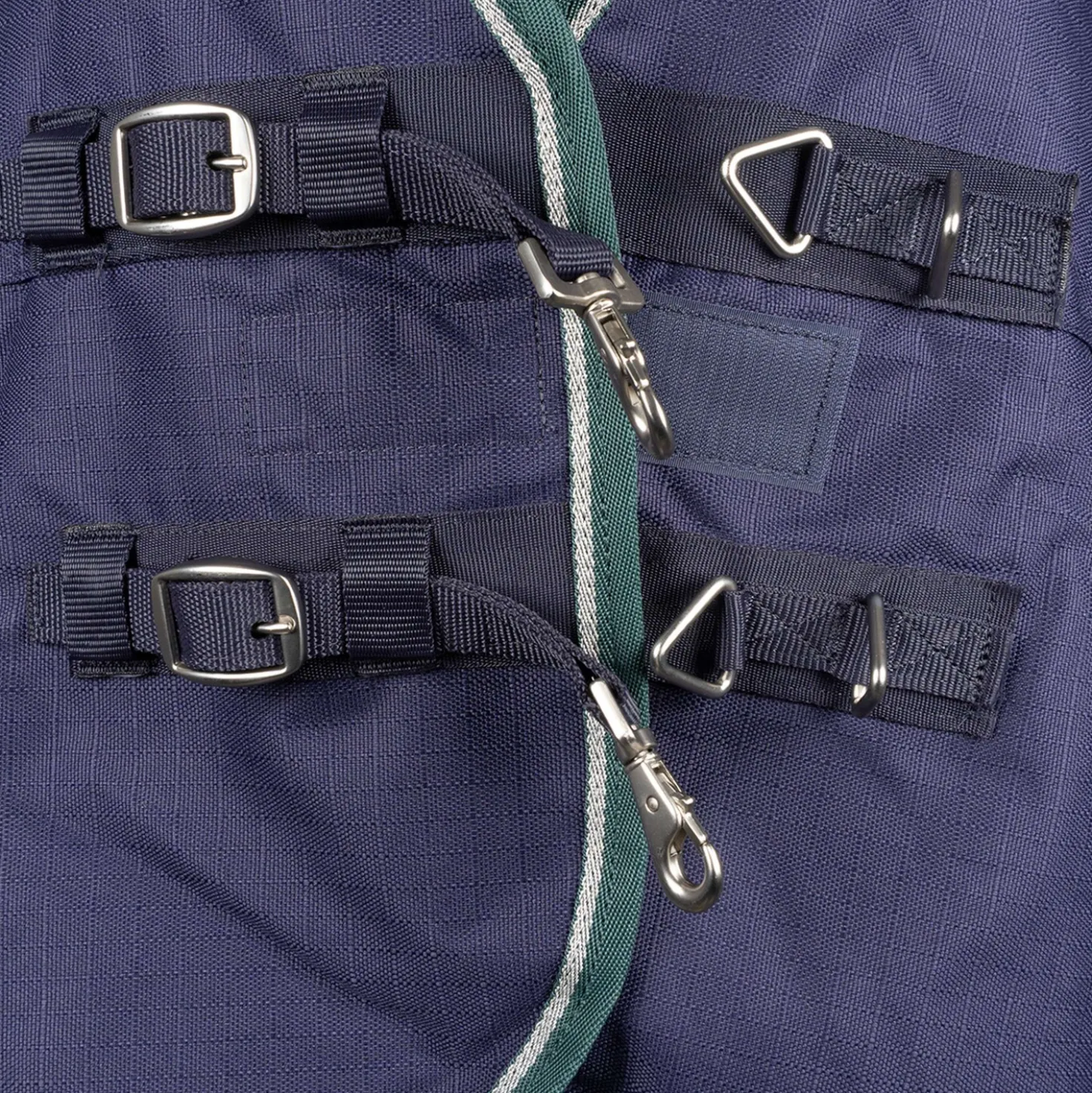 WeatherBeeta ComFiTec Plus Dynamic Turnout High Neck 100g Navy/Forest Green
