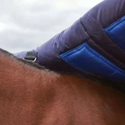 WeatherBeeta ComFiTec Plus Dynamic Turnout High Neck 100g Navy/Forest Green