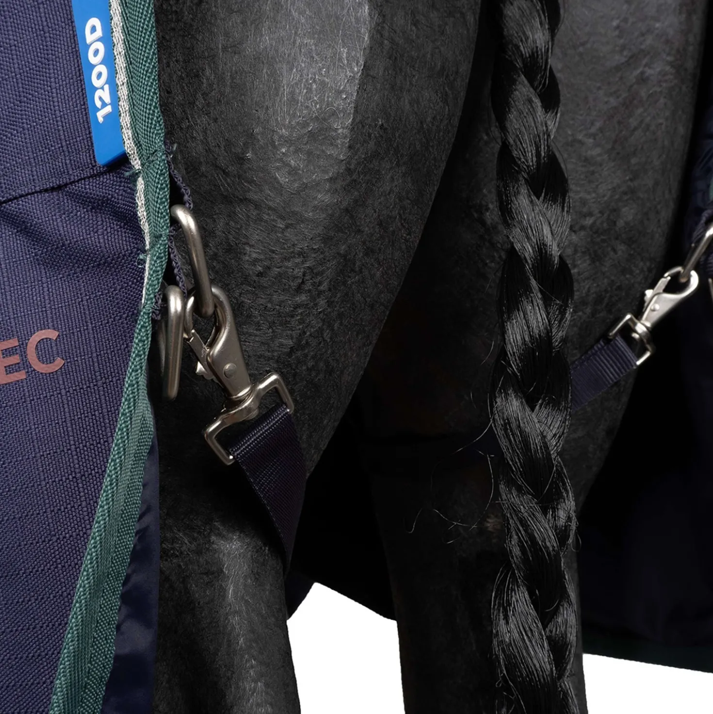 WeatherBeeta ComFiTec Plus Dynamic Turnout High Neck 100g Navy/Forest Green