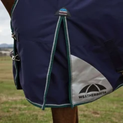 WeatherBeeta ComFiTec Plus Dynamic Turnout High Neck 100g Navy/Forest Green