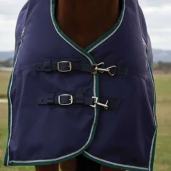 WeatherBeeta ComFiTec Plus Dynamic Turnout High Neck 100g Navy/Forest Green