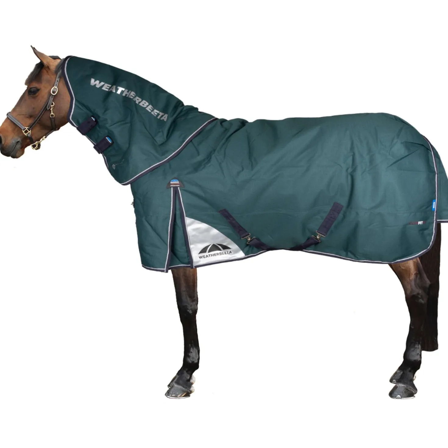 WeatherBeeta ComFiTec Plus Dynamic Turnout Detach-A-Neck 0g Forest Green/Navy