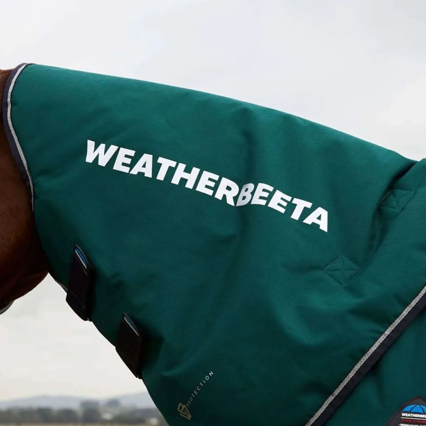 WeatherBeeta ComFiTec Plus Dynamic Turnout Detach-A-Neck 100g Forest Green/Navy