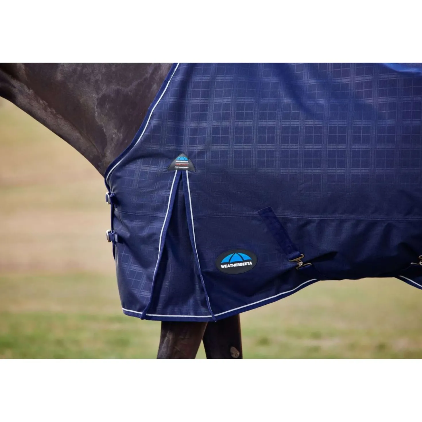 WeatherBeeta ComFiTec Prelim Turnout 220g Navy Embossed Plaid