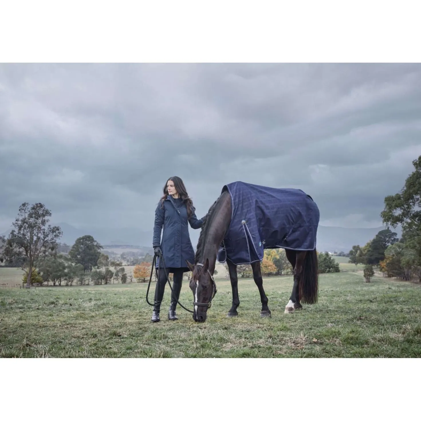 WeatherBeeta ComFiTec Prelim Turnout 220g Navy Embossed Plaid