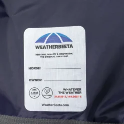 WeatherBeeta ComFiTec Tyro Turnout Standard Neck 50g Navy/Charcoal