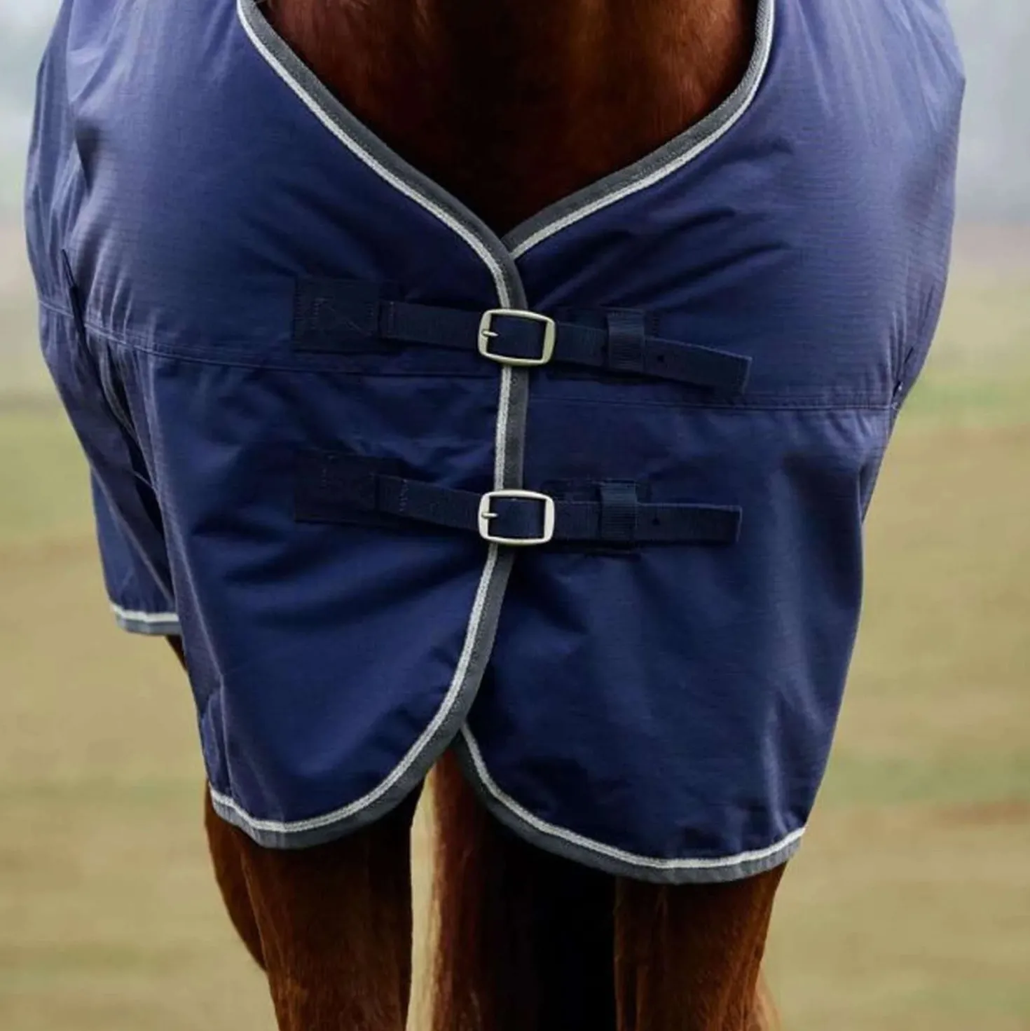 WeatherBeeta ComFiTec Tyro Turnout Standard Neck 50g Navy/Charcoal