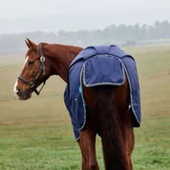 WeatherBeeta ComFiTec Tyro Turnout Standard Neck 50g Navy/Charcoal