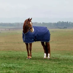 WeatherBeeta ComFiTec Tyro Turnout Standard Neck 50g Navy/Charcoal