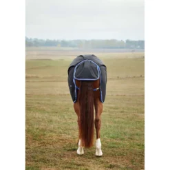 WeatherBeeta ComFiTec Tyro Turnout Standard Neck 220g Zwart/Kobalt