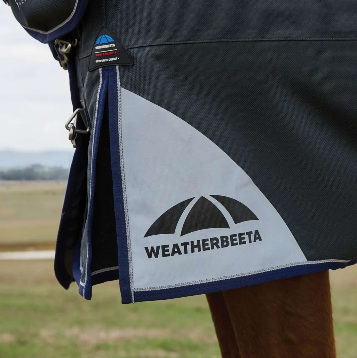 WeatherBeeta ComFiTec Ultra Turnout Detach-A-Neck 360g Charcoal