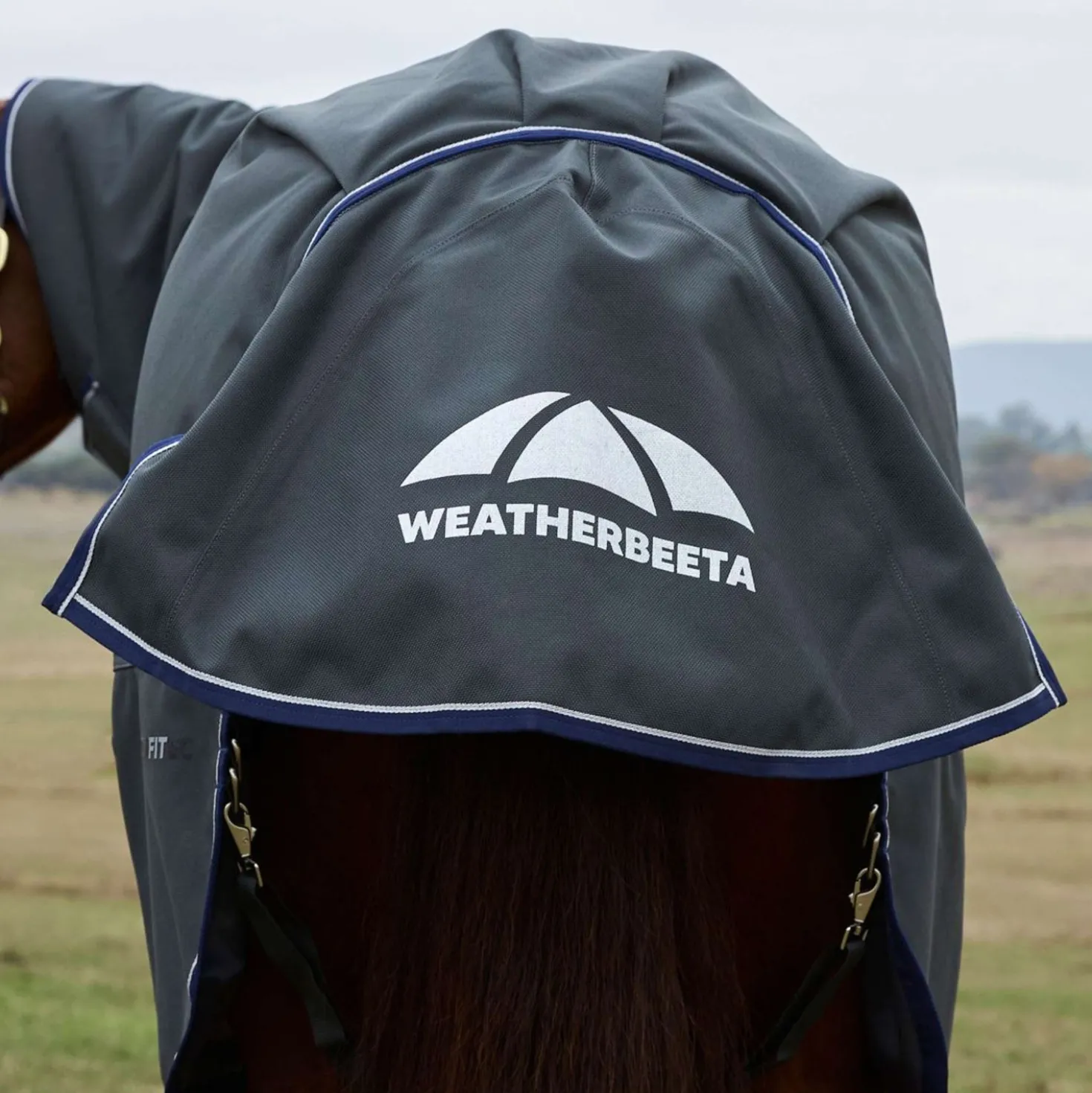 WeatherBeeta ComFiTec Ultra Turnout Detach-A-Neck 360g Charcoal