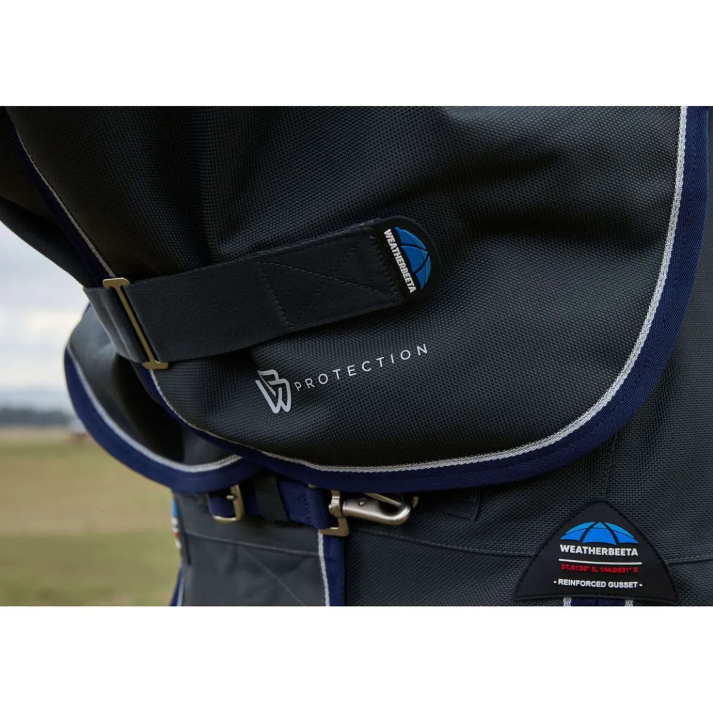 WeatherBeeta ComFiTec Ultra Turnout Detach-A-Neck 220g Charcoal