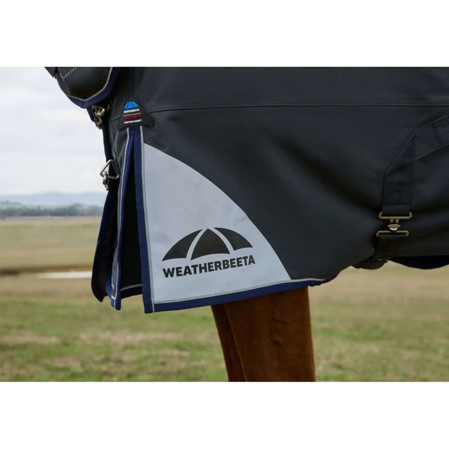 WeatherBeeta ComFiTec Ultra Turnout Detach-A-Neck 220g Charcoal