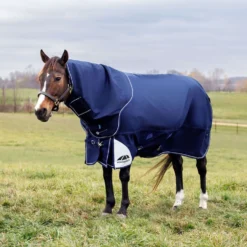 WeatherBeeta ComFiTec Ultra Turnout Standard Neck 220g Navy