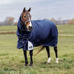 WeatherBeeta ComFiTec Ultra Turnout Standard Neck 220g Navy