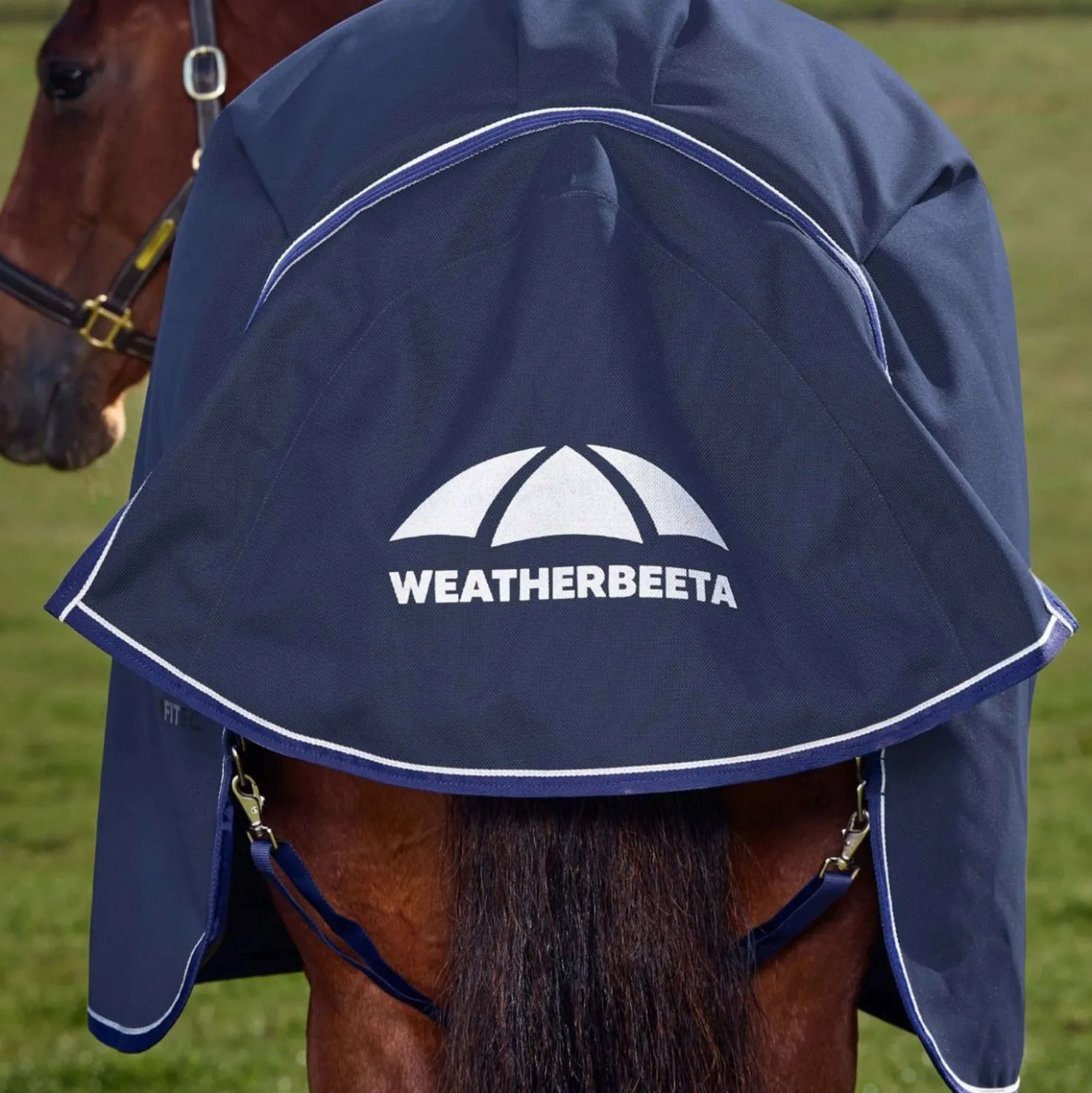 WeatherBeeta ComFiTec Ultra Turnout Standard Neck 220g Navy