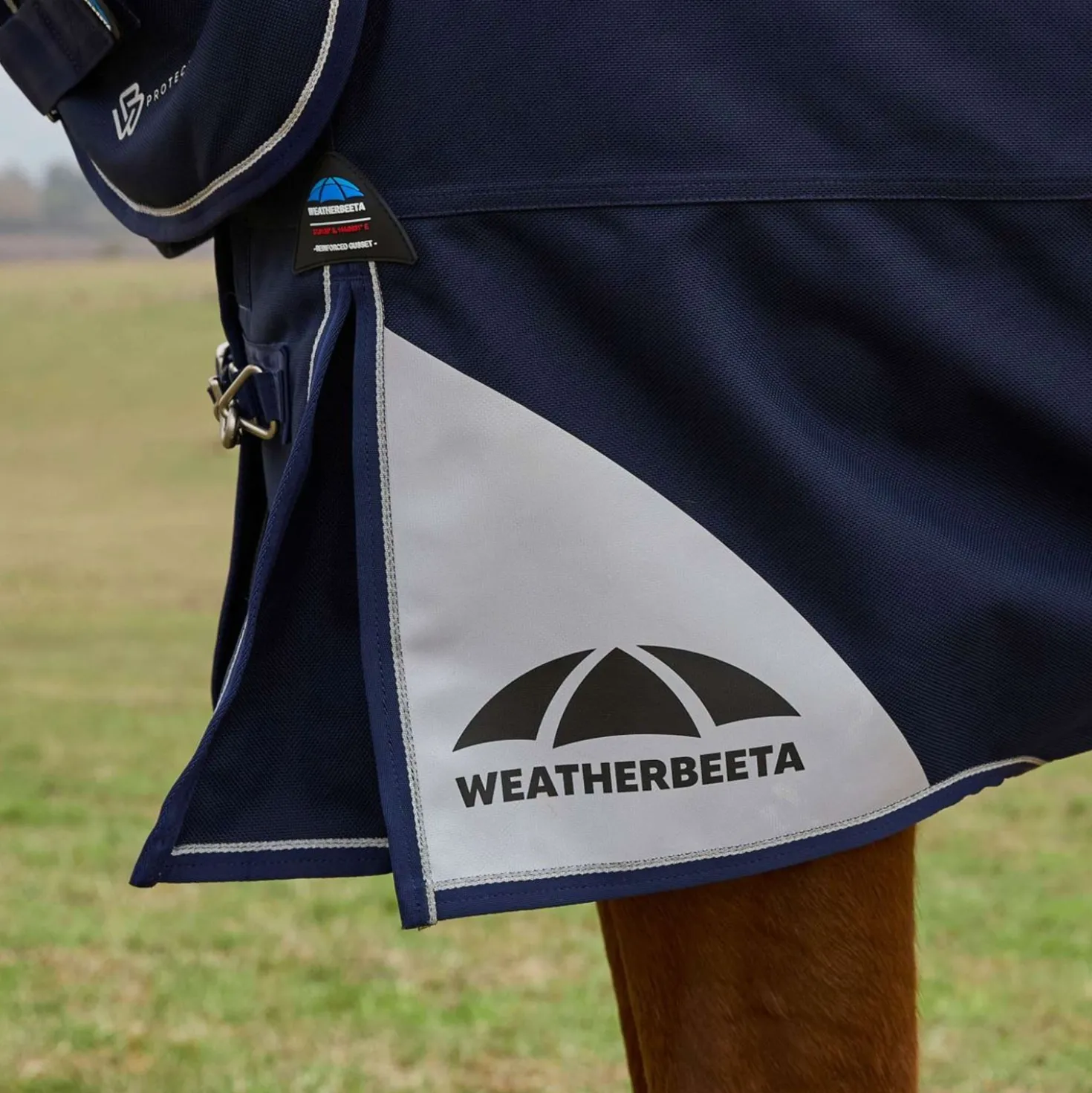 WeatherBeeta ComFiTec Ultra Turnout Detach-A-Neck 360g Navy