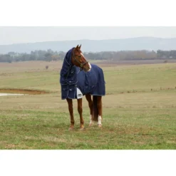 WeatherBeeta ComFiTec Ultra Turnout Detach-A-Neck 100g Navy