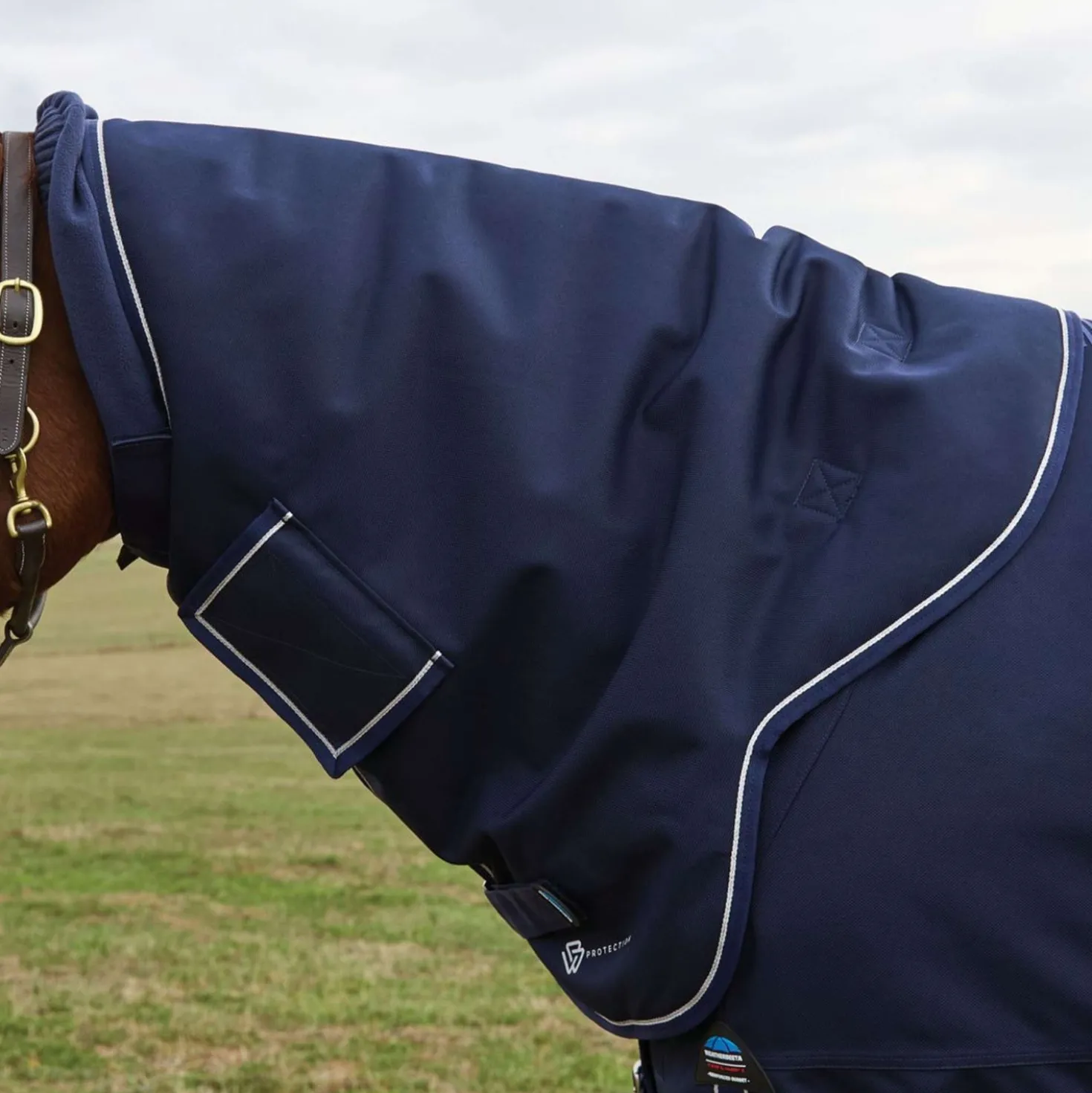 WeatherBeeta ComFiTec Ultra Turnout Neck Cover 220g Navy