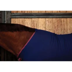 WeatherBeeta Cooler Cotton Sheet Standard Neck Navy/Burgundy
