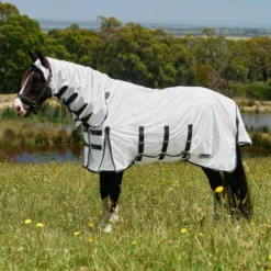 WeatherBeeta Eczeemdeken ComFiTec Sweet Itch Combo Wit/Charcoal