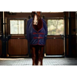 WeatherBeeta Fleecedeken Anti-Static Cooler Standard Neck Navy/Burgundy