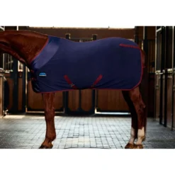 WeatherBeeta Fleecedeken Anti-Static Cooler Standard Neck Navy/Burgundy